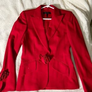 Escada Red Rose Blazer
